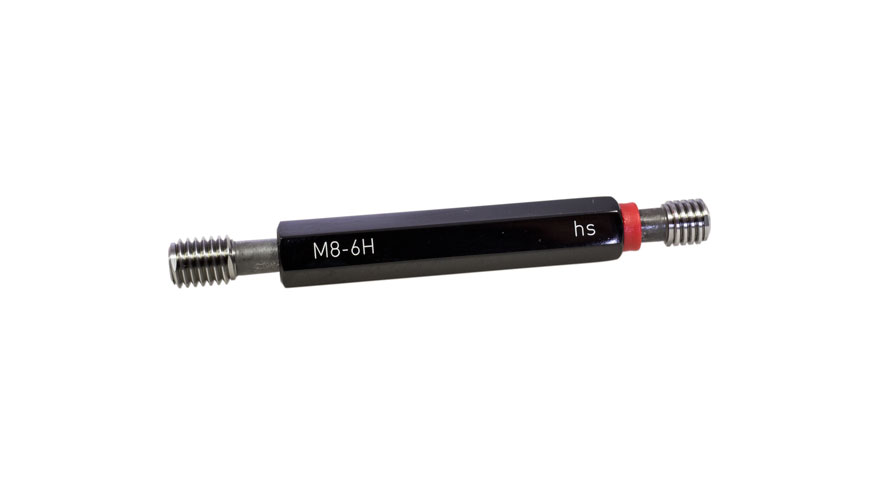 LEITECH Gewinde-Grenzlehrdorn mit Tiefenmessung M8-6H Messtiefe 45mm g LEITECH Gewinde-Grenzlehrdorn mit Tiefenmessung M8-6H Messtiefe 45mm g
